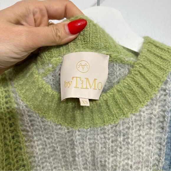by TiMO Color-Block Ribbed-Knit Sweater - Picture 5 of 6